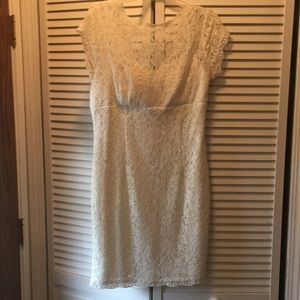 White lace dress